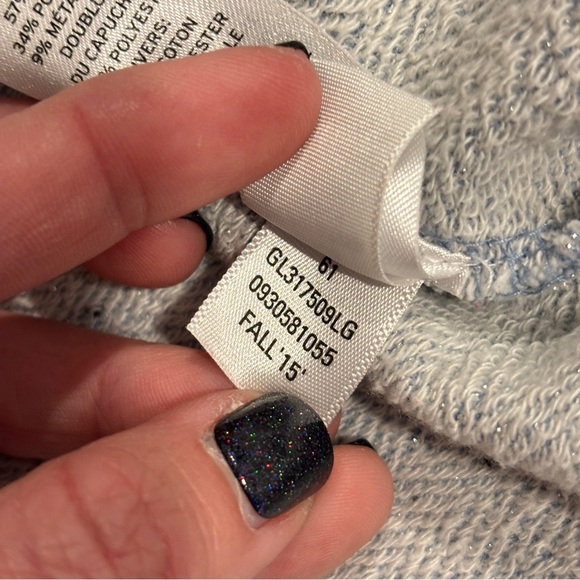 Tucker + Tate Blue metallic zip front - Grey Coat Size 5T - Picture 6 of 9